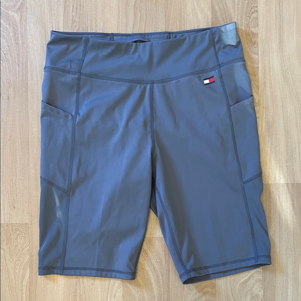 Tommy Hilfiger Sport Grey Biker Shorts Size L